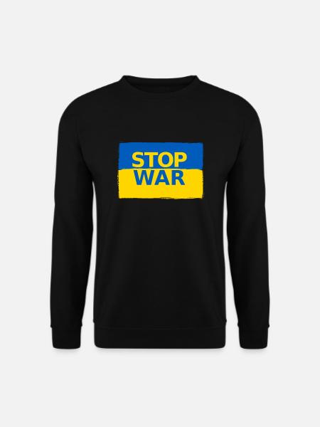 ukrainian flage 02 - Unisex Pullover - Schwarz