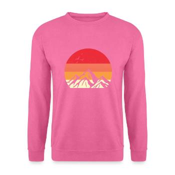 Red Sunset - Unisex Pullover - Pink - Vorne