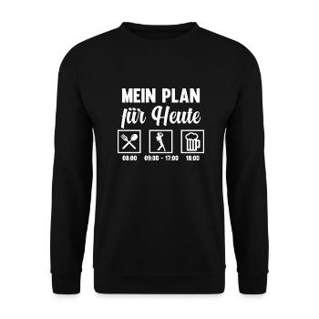 Jazz Tänzer - Unisex Pullover - Schwarz - Vorne - Alina (178cm) & Michal (187cm)
