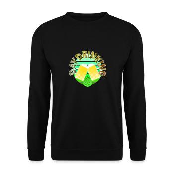 daydrinking Biershirt Bier Hopfen Craftbeer - Unisex Pullover - Schwarz - Vorne - Alina (178cm) & Michal (187cm)
