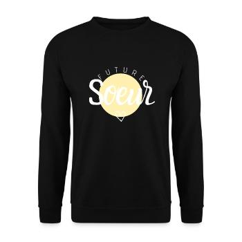 Future sœur - Sweat-shirt Unisexe - noir - Devant - Alina (178cm) & Michal (187cm)