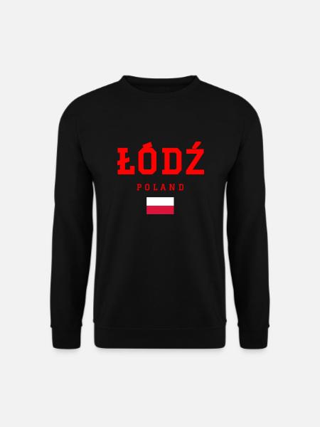 Lodz Polen - Unisex Pullover - Schwarz