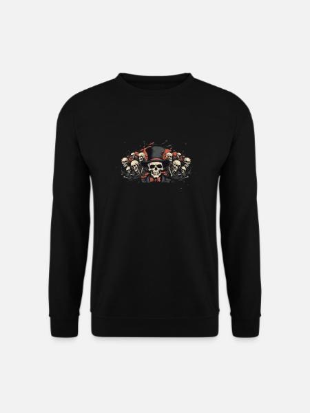 Skelette - Unisex Pullover - Schwarz