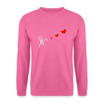 I'm offering you hearts - Unisex Sweatshirt - pink - Front