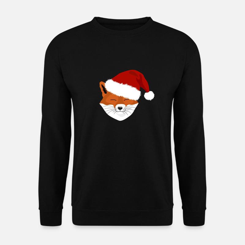 Christmas Fox - Unisex Pullover - Schwarz
