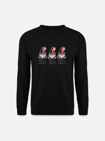 Wichtel_HoHoHo - Unisex Pullover - Schwarz