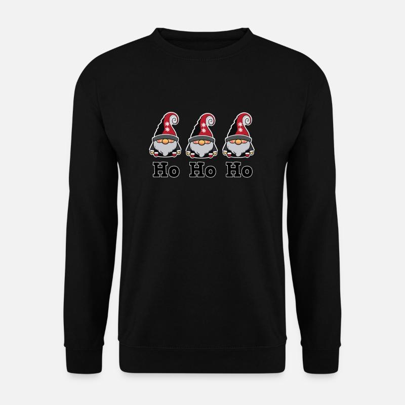 Wichtel_HoHoHo - Unisex Pullover - Schwarz