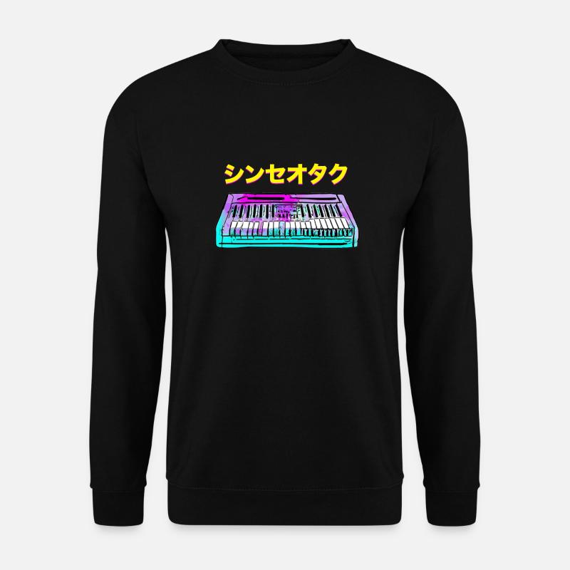 SYNTH GEEK JAPANISCH - Unisex Pullover - Schwarz