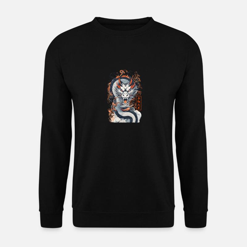 2024 Jahr des Drachen 2024 Year of the Dragon - Unisex Pullover - Schwarz