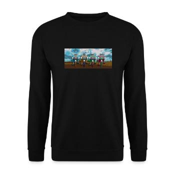 Cyclisme Tigers Freaks - Sweat-shirt Unisexe - noir - Devant - Alina (178cm) & Michal (187cm)