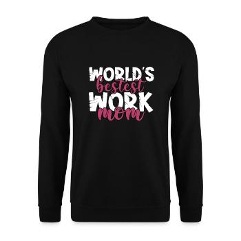 La meilleure maman de travail au monde, la meilleure maman de tous les temps - Sweat-shirt Unisexe - noir - Devant - Alina (178cm) & Michal (187cm)