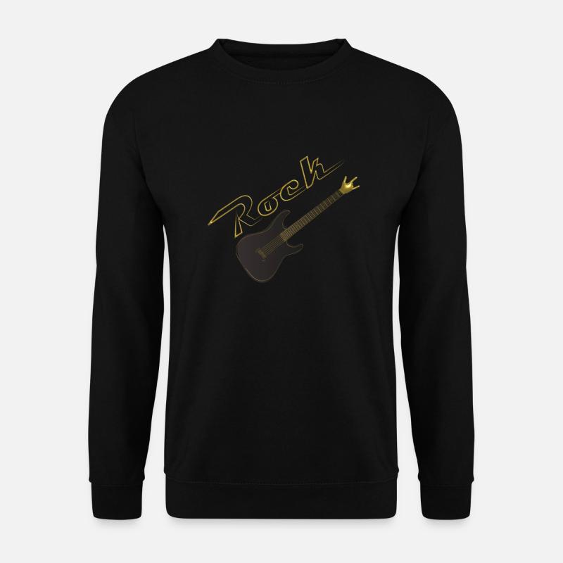 Gitarren-Rock - Unisex Pullover - Schwarz