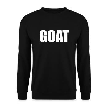 Greatest of all Time - Unisex Sweatshirt - black - Front - Alina (178cm) & Michal (187cm)