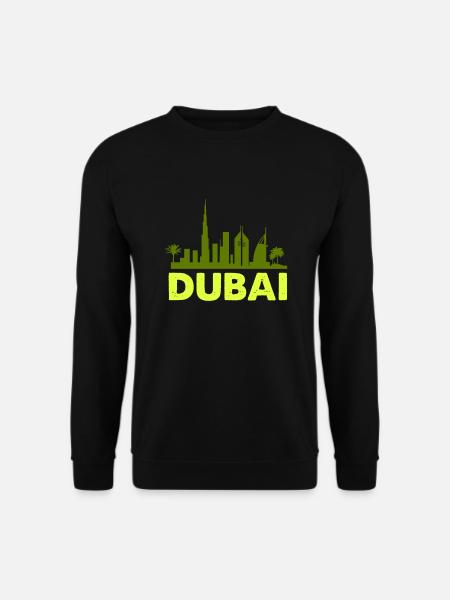 dubai skyline 02 - Unisex Pullover - Schwarz