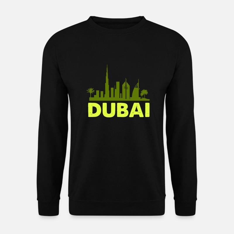 dubai skyline 02 - Unisex Pullover - Schwarz