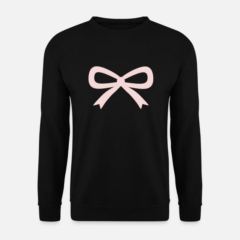 Pink Bow - Unisex Sweatshirt - black