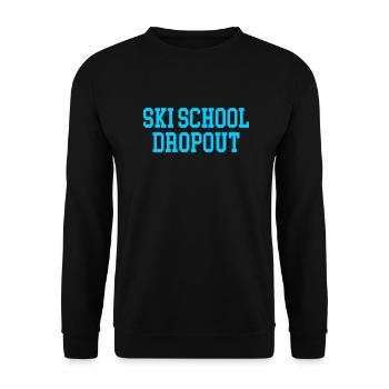 Ski Instructor Ski Saying - Unisex Sweatshirt - black - Front - Alina (178cm) & Michal (187cm)