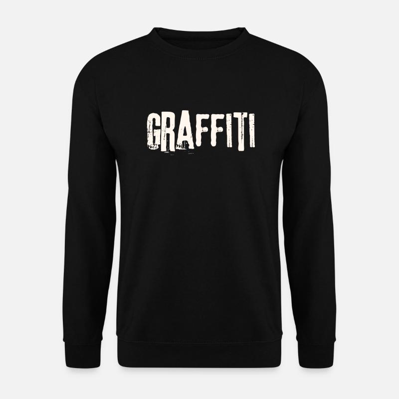 Lettrage graffiti - Sweat-shirt Unisexe - noir