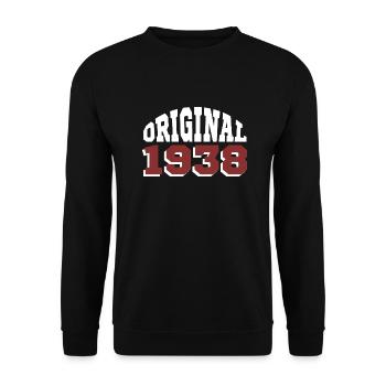 Original 1938 - Unisex Sweatshirt - black - Front - Alina (178cm) & Michal (187cm)