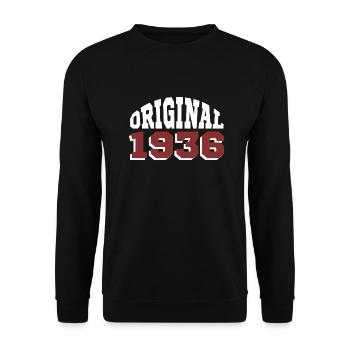 Original 1936 - Unisex Sweatshirt - black - Front - Alina (178cm) & Michal (187cm)