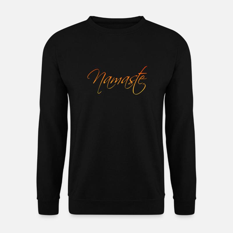 Namaste - Unisex Pullover - Schwarz