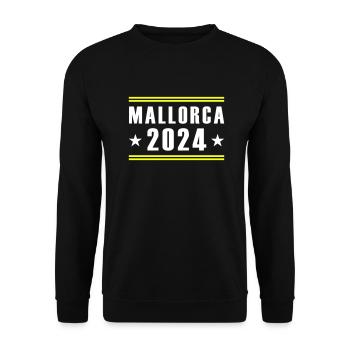 Mallorca 2024 - Unisex Pullover - Schwarz - Vorne - Alina (178cm) & Michal (187cm)