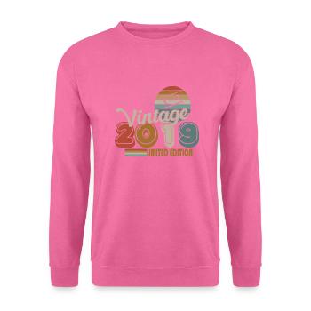 2019 - Unisex Pullover - Pink - Vorne