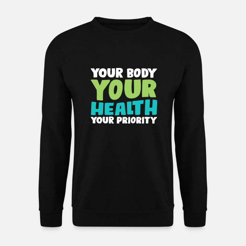 Your Body - Unisex Pullover - Schwarz
