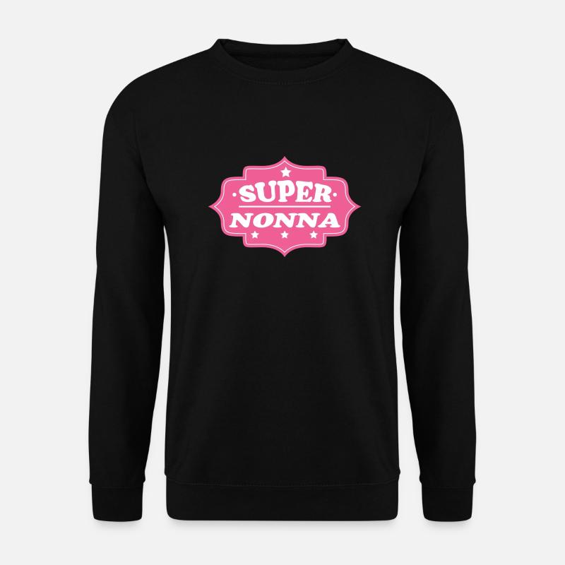 SUPER NONNA - Unisex Sweatshirt - black