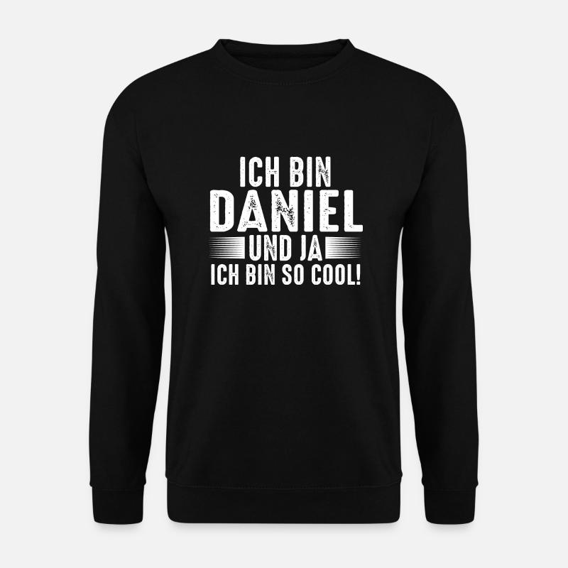 First name Daniel - Unisex Sweatshirt - black