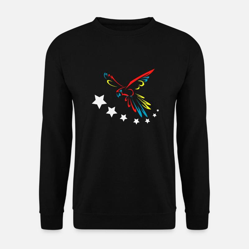 Macaw Flag - Unisex Sweatshirt - black