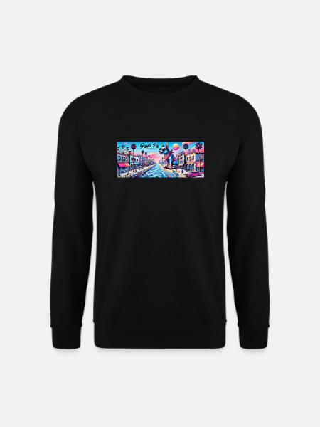 Venice Dogpig - Unisex Pullover - Schwarz