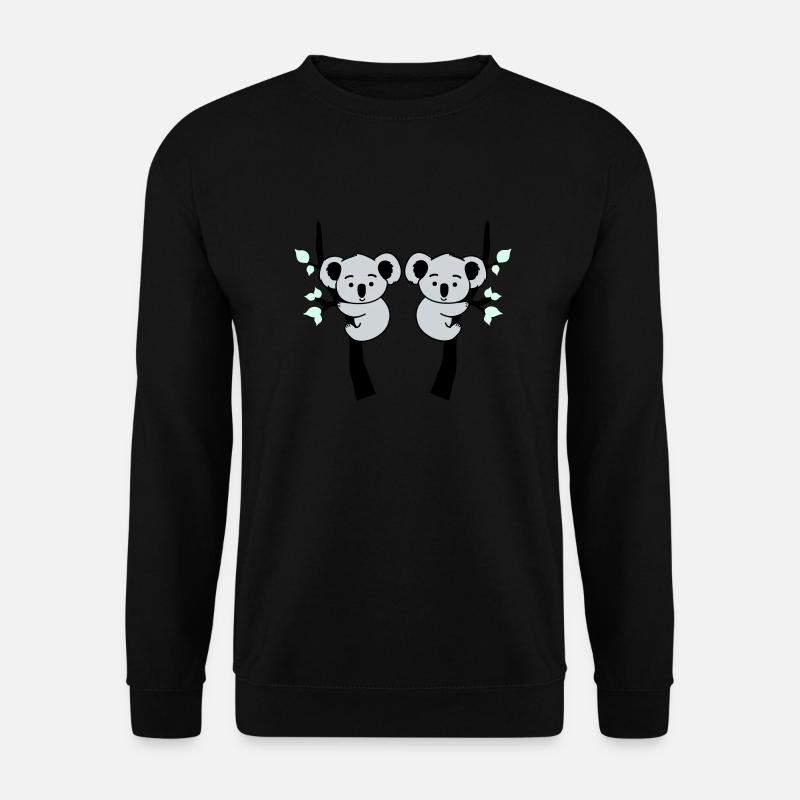 Koala Bear Bande dessinée 2 - Sweat-shirt Unisexe - noir