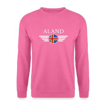 Ich liebe Åland, Eleganz Stil Design T-Shirt - Unisex Pullover - Pink - Vorne