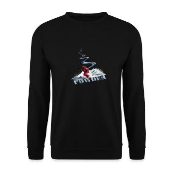 Ski alpin Ski descendant - Sweat-shirt Unisexe - noir - Devant - Alina (178cm) & Michal (187cm)