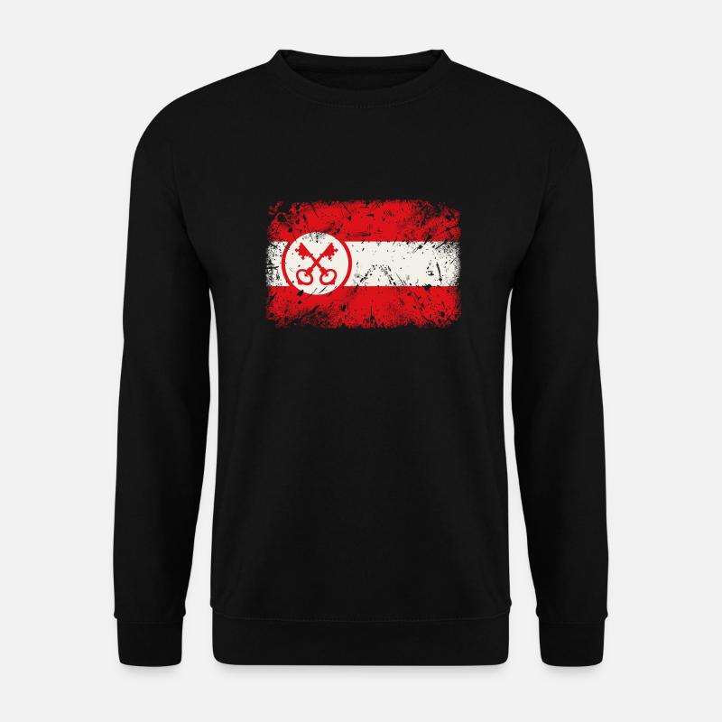 Drapeau de Leiden - Sweat-shirt Unisexe - noir