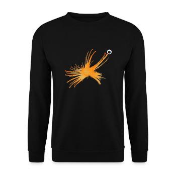 MonstRumms No. 20 - Unisex Sweatshirt - black - Front - Alina (178cm) & Michal (187cm)