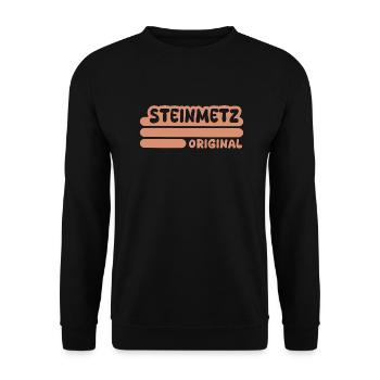 stonemason - Unisex Sweatshirt - black - Front - Alina (178cm) & Michal (187cm)