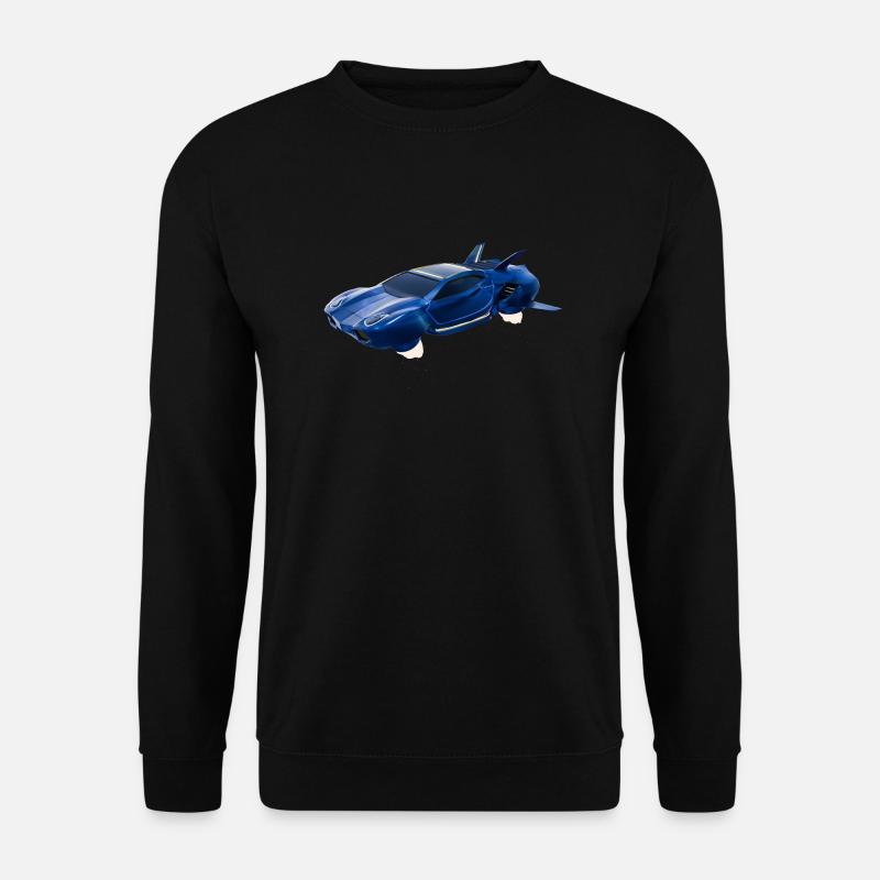 Sci-Fi Flying Car - Unisex Sweatshirt - black