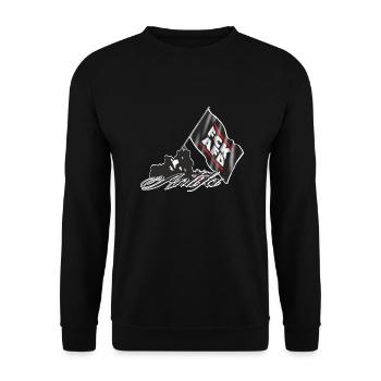 Antifa - FCKAFD - Unisex Pullover - Schwarz - Vorne - Alina (178cm) & Michal (187cm)
