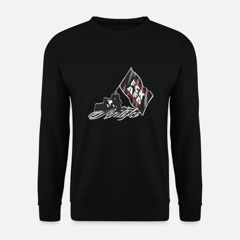Antifa - FCKAFD - Unisex Pullover - Schwarz