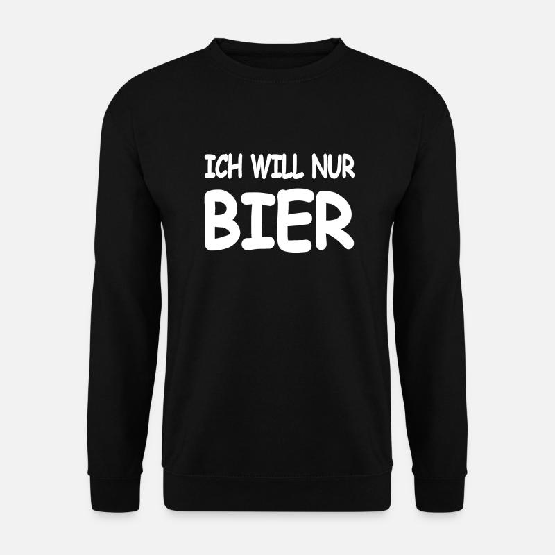 Bier - Unisex Pullover - Schwarz