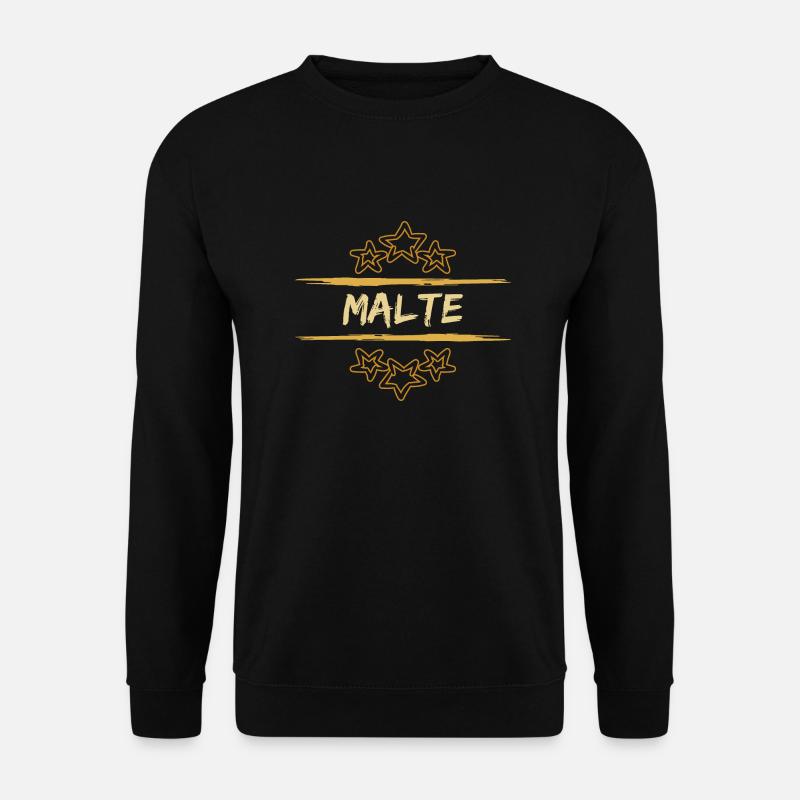 Malte as Malte - Unisex Sweatshirt - black