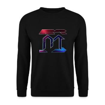 die Nachricht - Unisex Pullover - Schwarz - Vorne - Alina (178cm) & Michal (187cm)