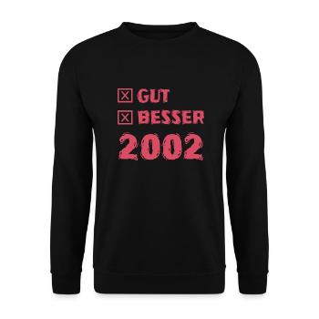 Good 2002 - Unisex Sweatshirt - black - Front - Alina (178cm) & Michal (187cm)