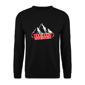 alpiniste métier alpin escalade escalade passionné de montagne - Sweat-shirt Unisexe - noir - Devant - Alina (178cm) & Michal (187cm)