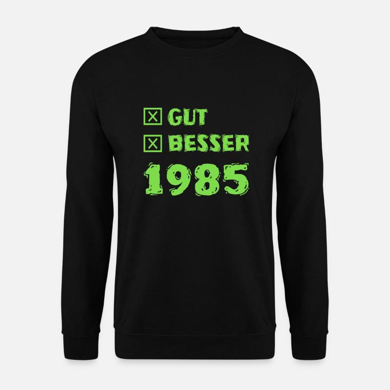 Année 1985 - Sweat-shirt Unisexe - noir