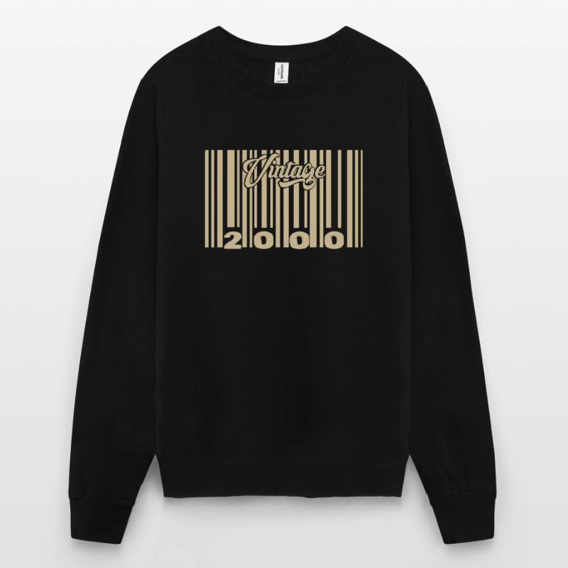 vintage 2000 Code barre 2000: Année 2025. Sweat-shirt Unisexe