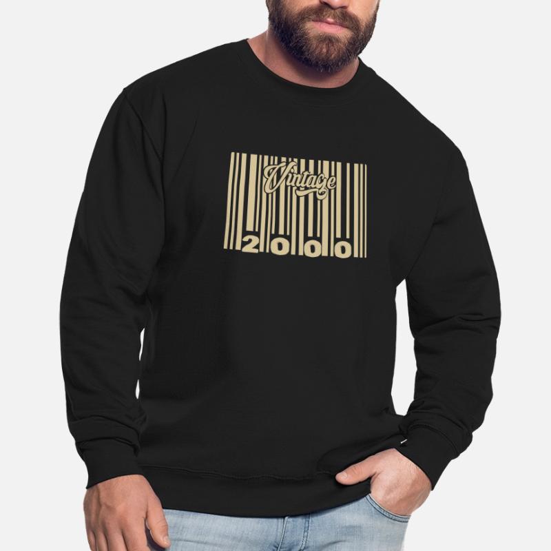 Vintage 2000 Barcode 2000: Jahr 2025. Unisex Pullover