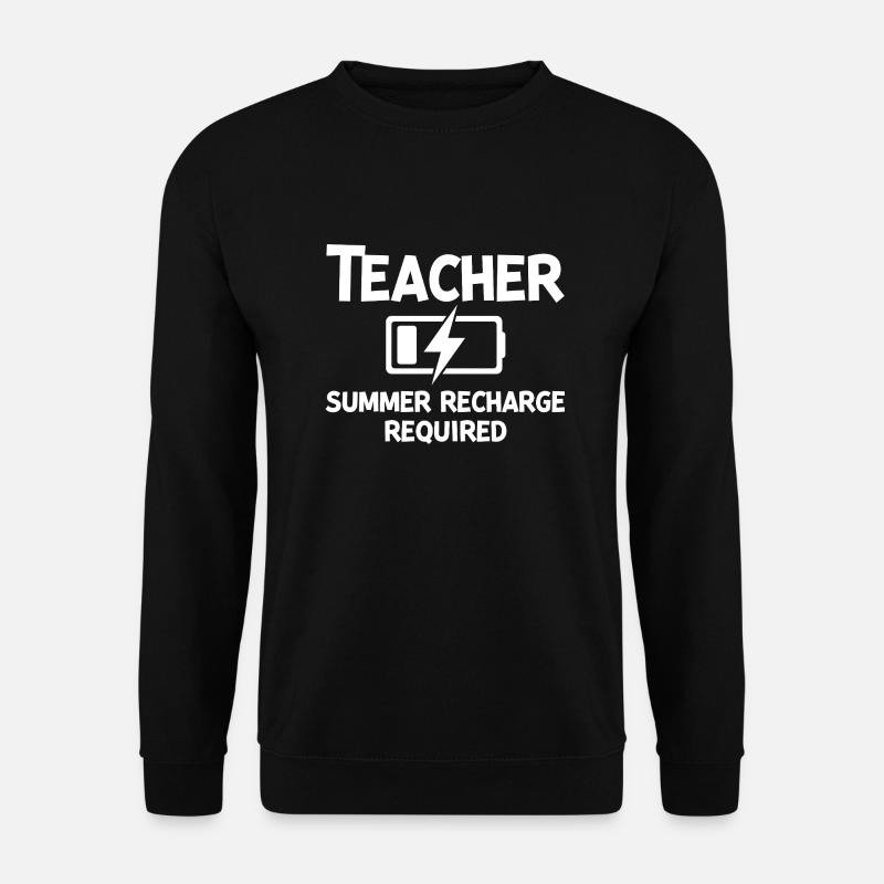 Recharge d’été pour les enseignants - Sweat-shirt Unisexe - noir